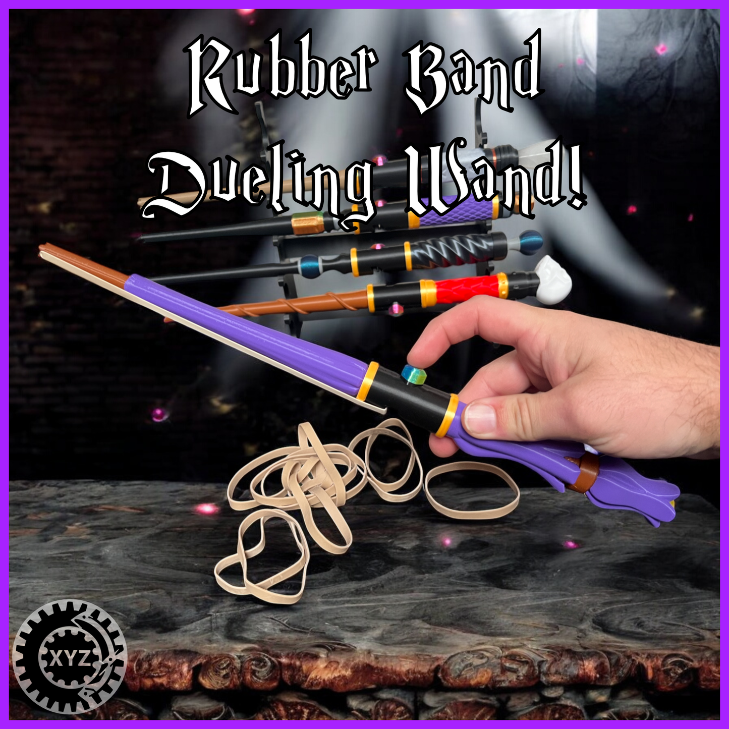 Dueling Wands! Custom Rubber Band Shooting Wands, Build Your Own and Have Magical Rubber Band Duels!