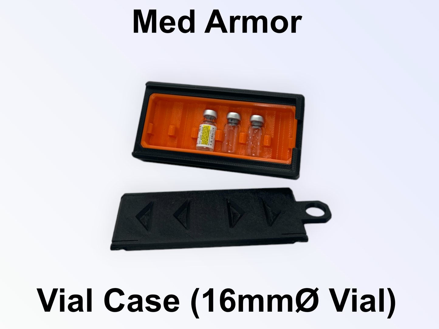 MedArmor Testosterone Vials - 16mm Ø Vial Storage and Protection